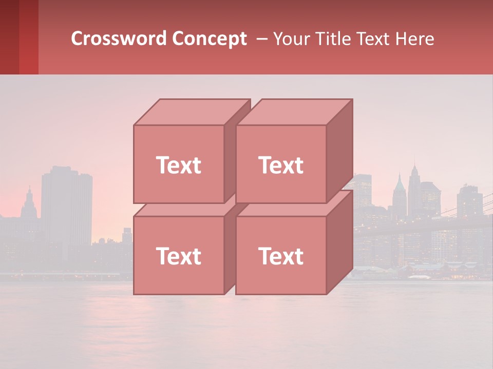 New York City Bridge PowerPoint Template