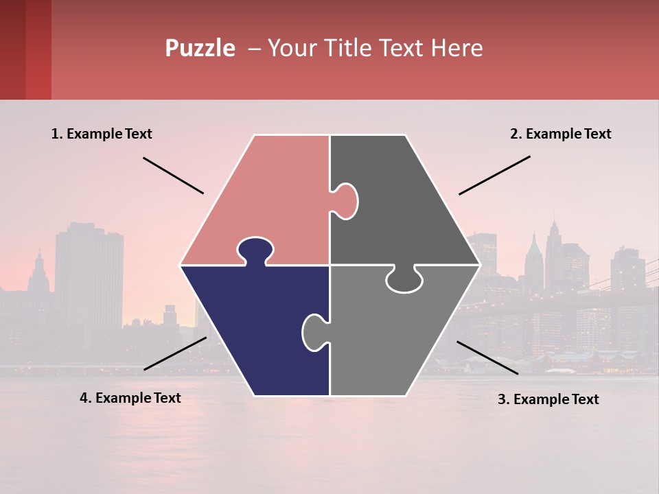 New York City Bridge PowerPoint Template