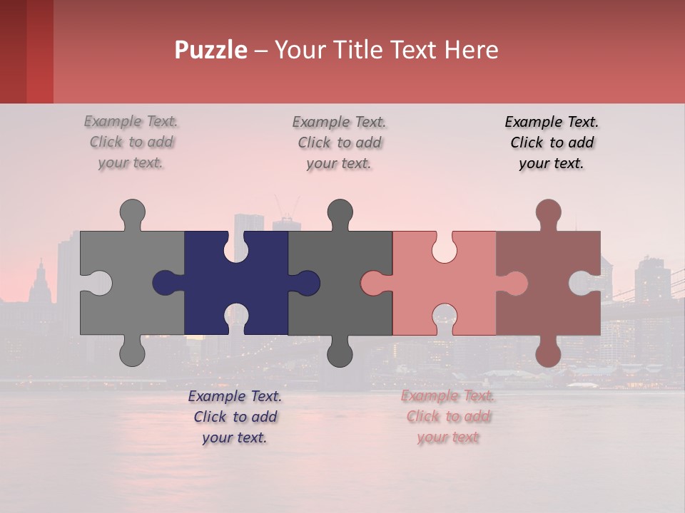 New York City Bridge PowerPoint Template