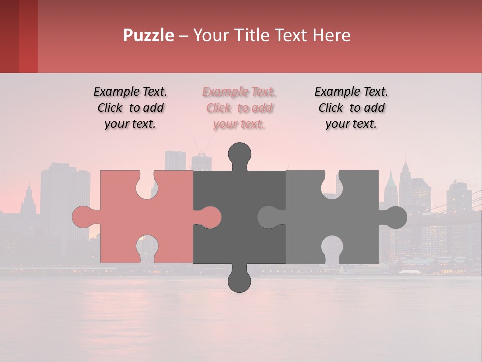 New York City Bridge PowerPoint Template