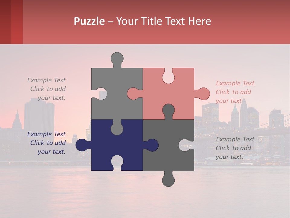 New York City Bridge PowerPoint Template