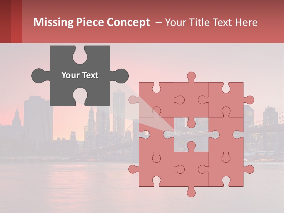 New York City Bridge PowerPoint Template