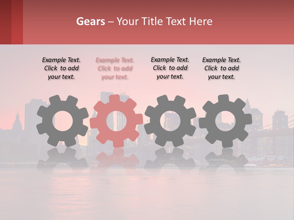 New York City Bridge PowerPoint Template