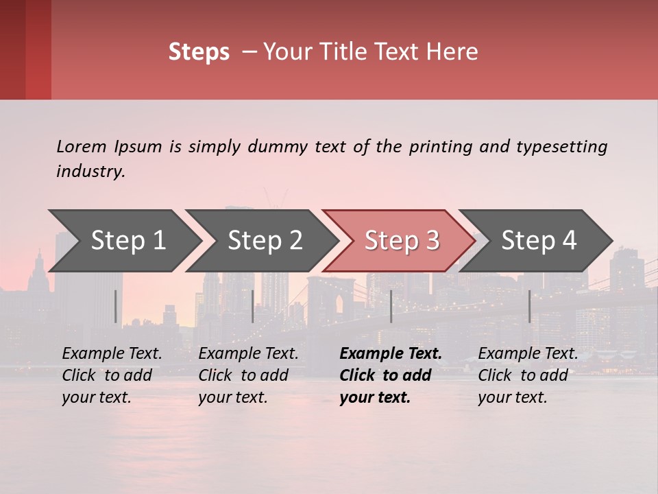 New York City Bridge PowerPoint Template