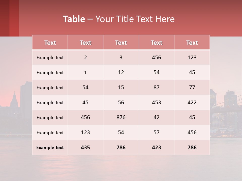 New York City Bridge PowerPoint Template