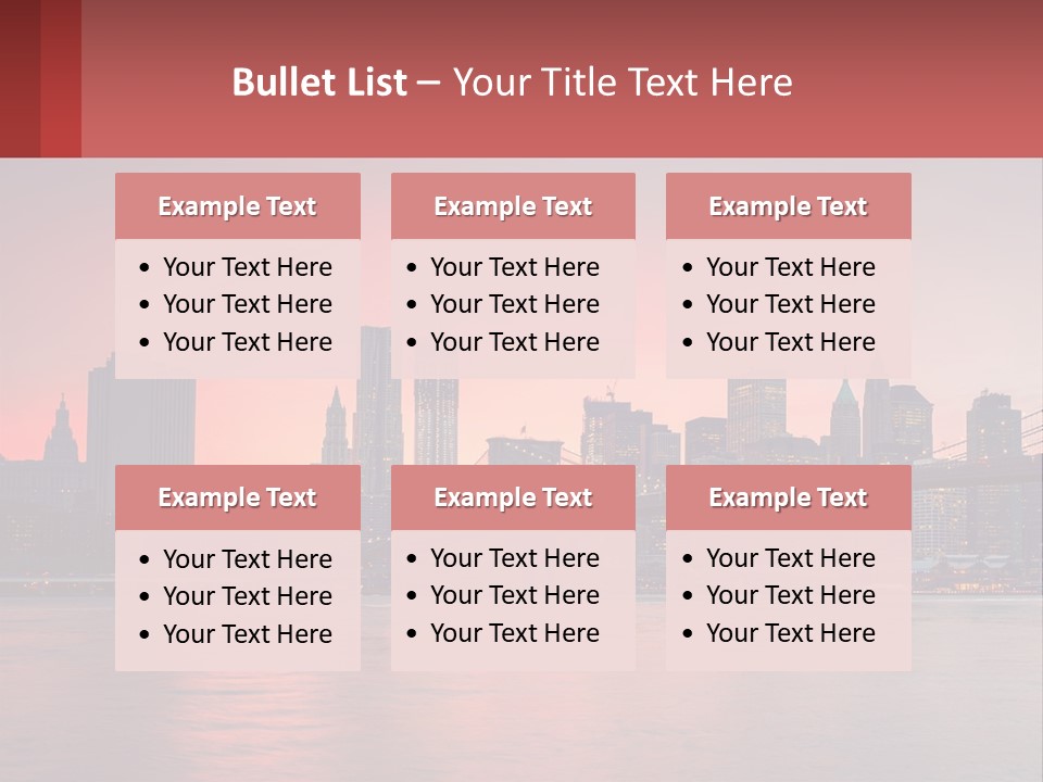 New York City Bridge PowerPoint Template