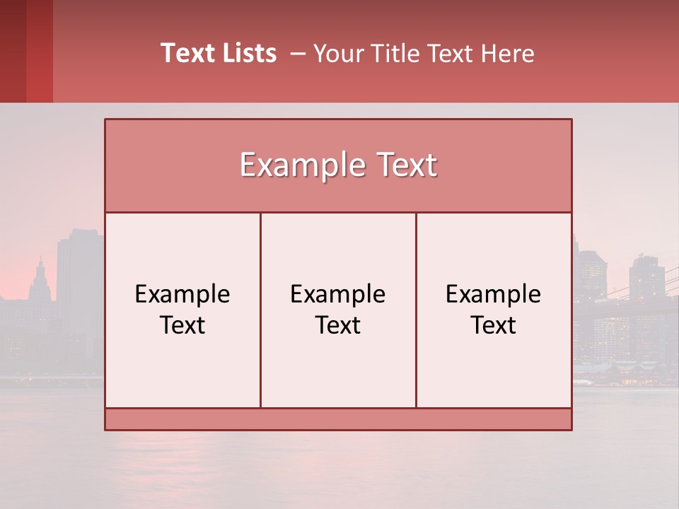 New York City Bridge PowerPoint Template