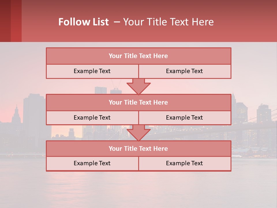 New York City Bridge PowerPoint Template
