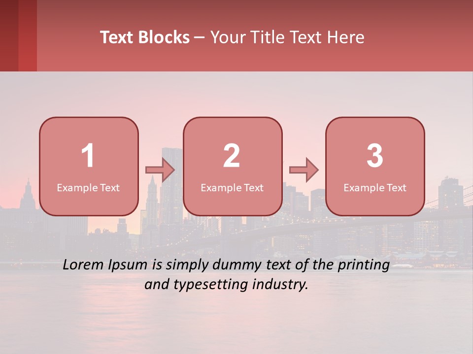 New York City Bridge PowerPoint Template