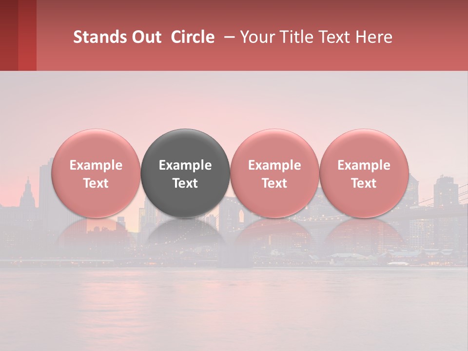 New York City Bridge PowerPoint Template