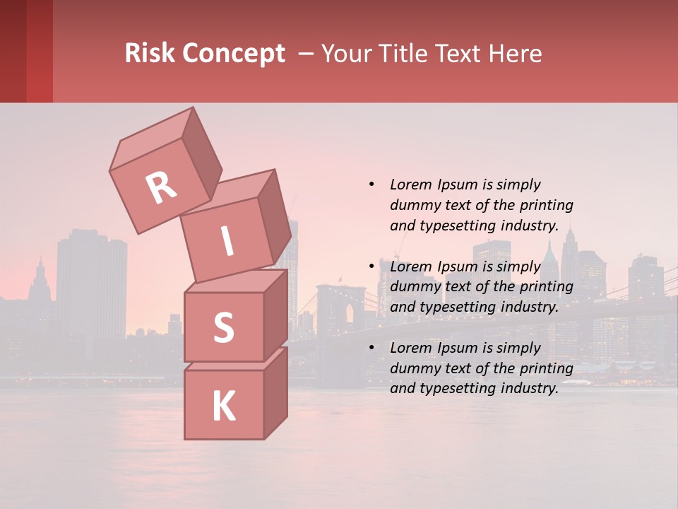 New York City Bridge PowerPoint Template