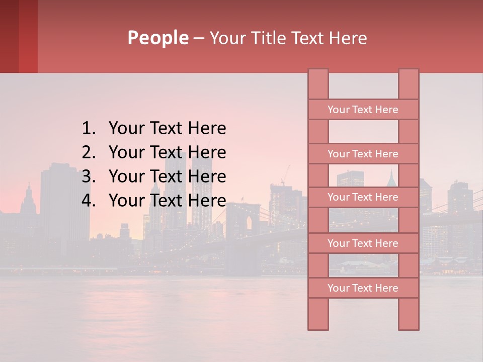 New York City Bridge PowerPoint Template
