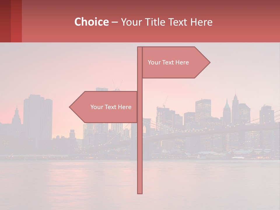 New York City Bridge PowerPoint Template