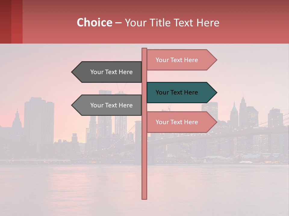 New York City Bridge PowerPoint Template