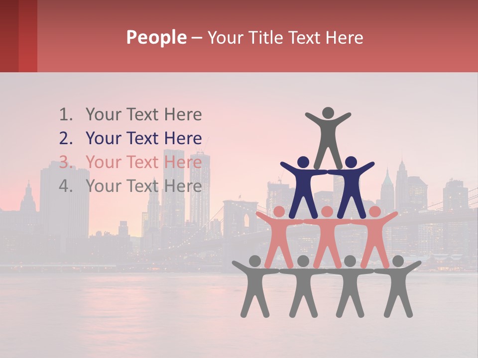 New York City Bridge PowerPoint Template