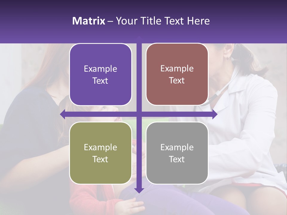 The Doctor Listens To The Child PowerPoint Template