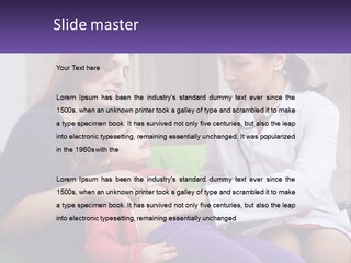 The Doctor Listens To The Child PowerPoint Template