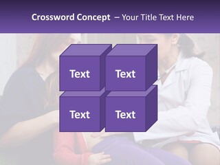 The Doctor Listens To The Child PowerPoint Template