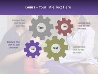 The Doctor Listens To The Child PowerPoint Template