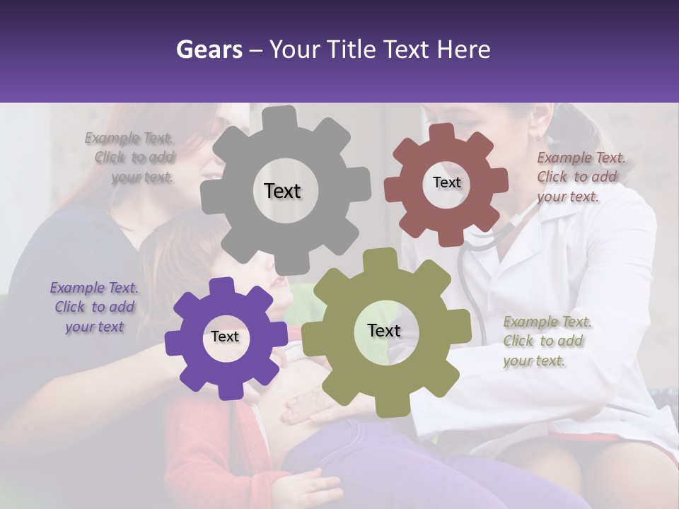 The Doctor Listens To The Child PowerPoint Template