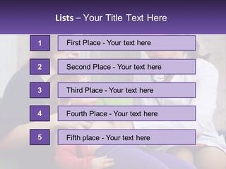 The Doctor Listens To The Child PowerPoint Template