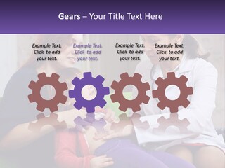 The Doctor Listens To The Child PowerPoint Template