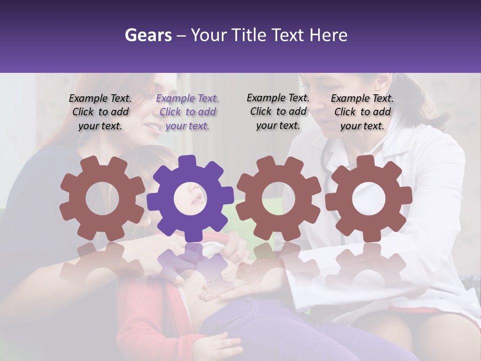 The Doctor Listens To The Child PowerPoint Template