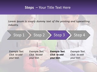 The Doctor Listens To The Child PowerPoint Template