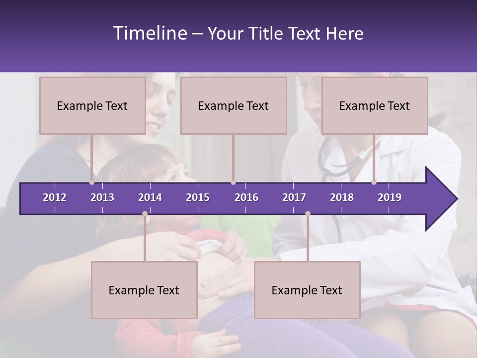 The Doctor Listens To The Child PowerPoint Template