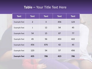 The Doctor Listens To The Child PowerPoint Template