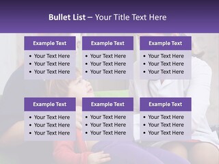 The Doctor Listens To The Child PowerPoint Template