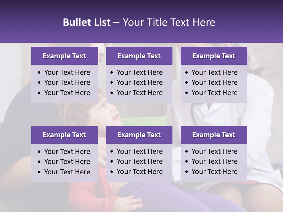 The Doctor Listens To The Child PowerPoint Template