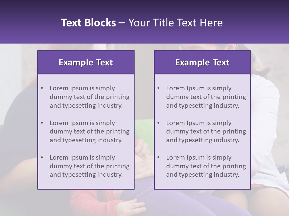 The Doctor Listens To The Child PowerPoint Template