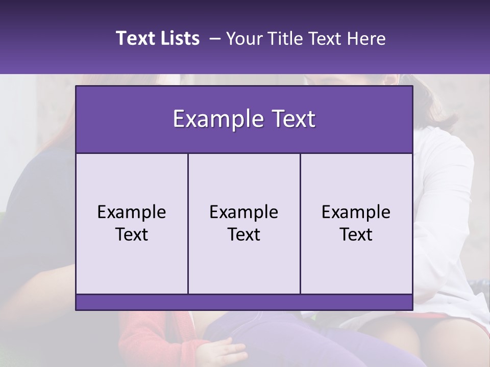 The Doctor Listens To The Child PowerPoint Template