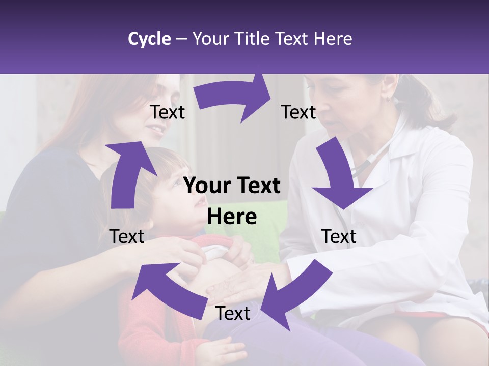 The Doctor Listens To The Child PowerPoint Template