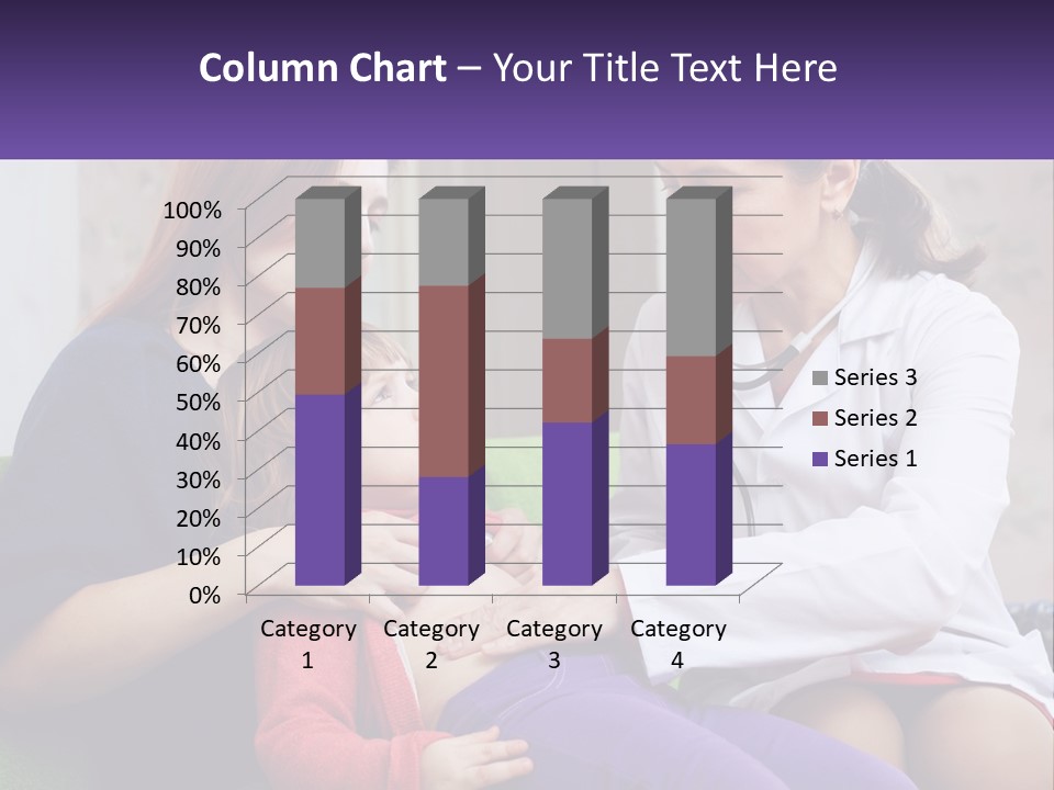 The Doctor Listens To The Child PowerPoint Template