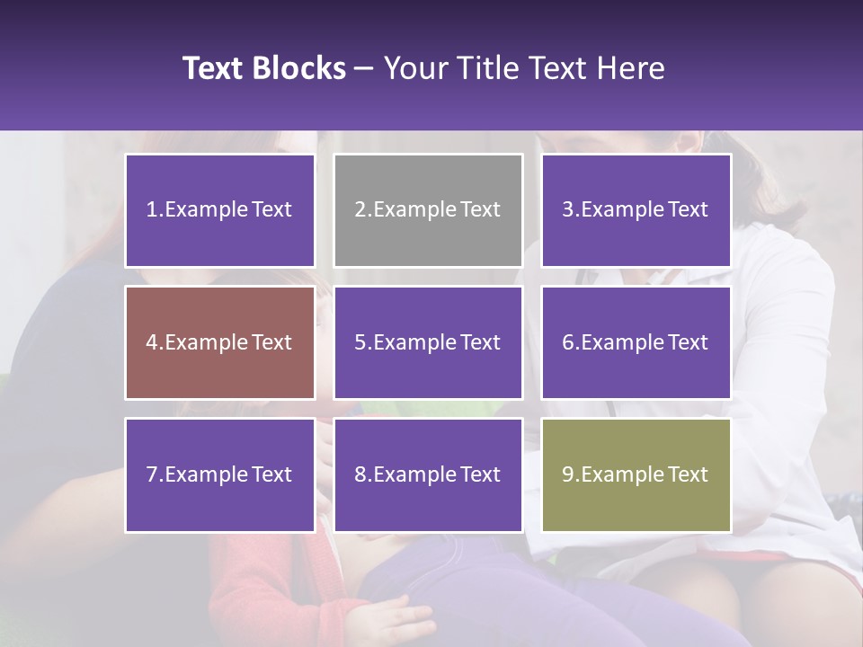 The Doctor Listens To The Child PowerPoint Template