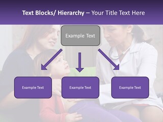 The Doctor Listens To The Child PowerPoint Template