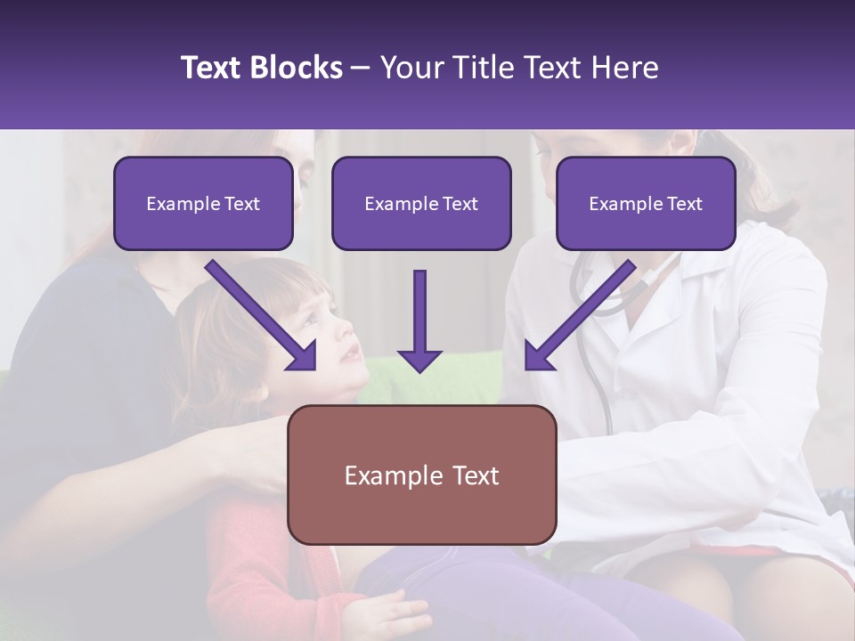 The Doctor Listens To The Child PowerPoint Template