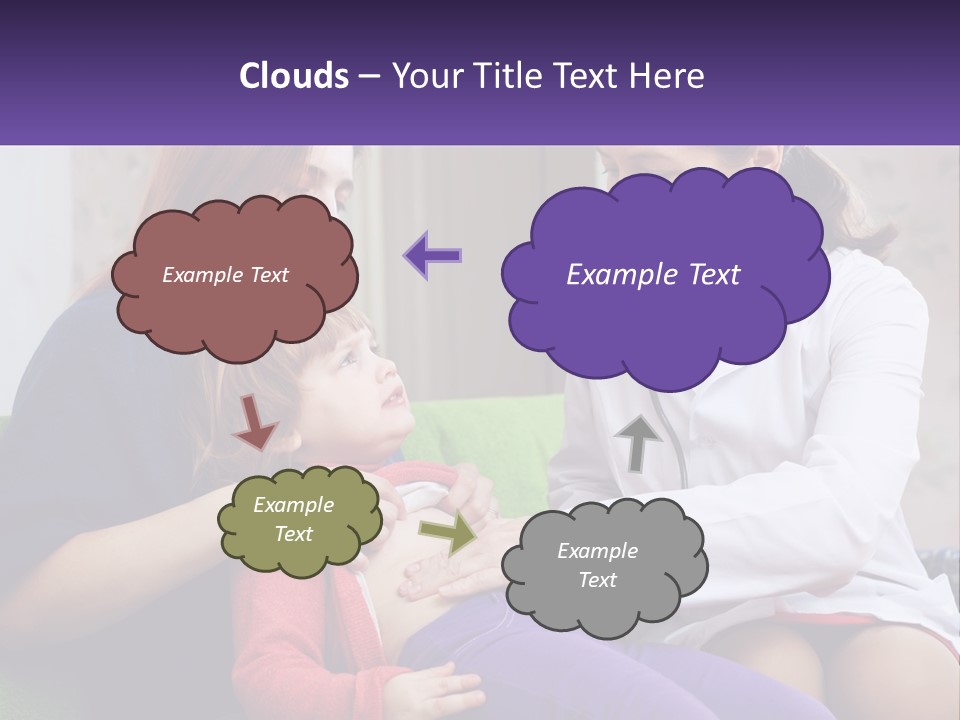 The Doctor Listens To The Child PowerPoint Template