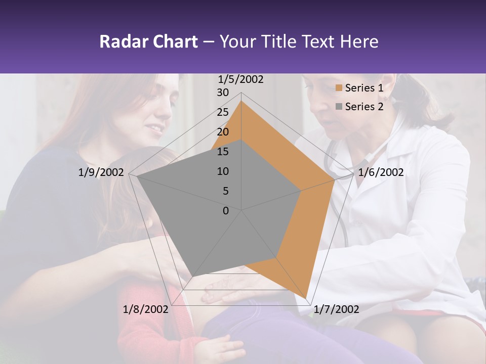 The Doctor Listens To The Child PowerPoint Template