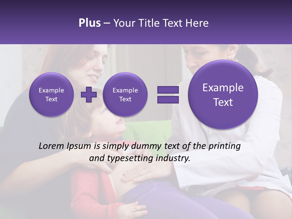 The Doctor Listens To The Child PowerPoint Template