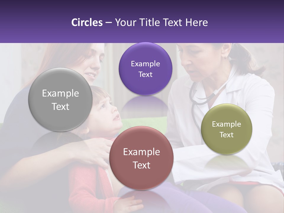 The Doctor Listens To The Child PowerPoint Template