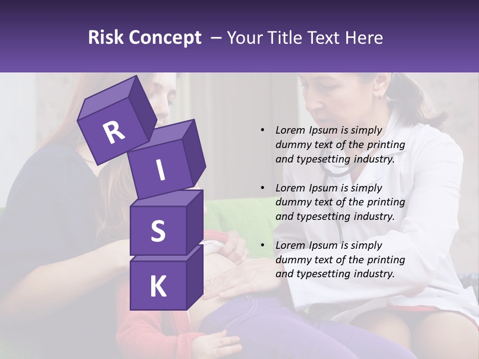 The Doctor Listens To The Child PowerPoint Template