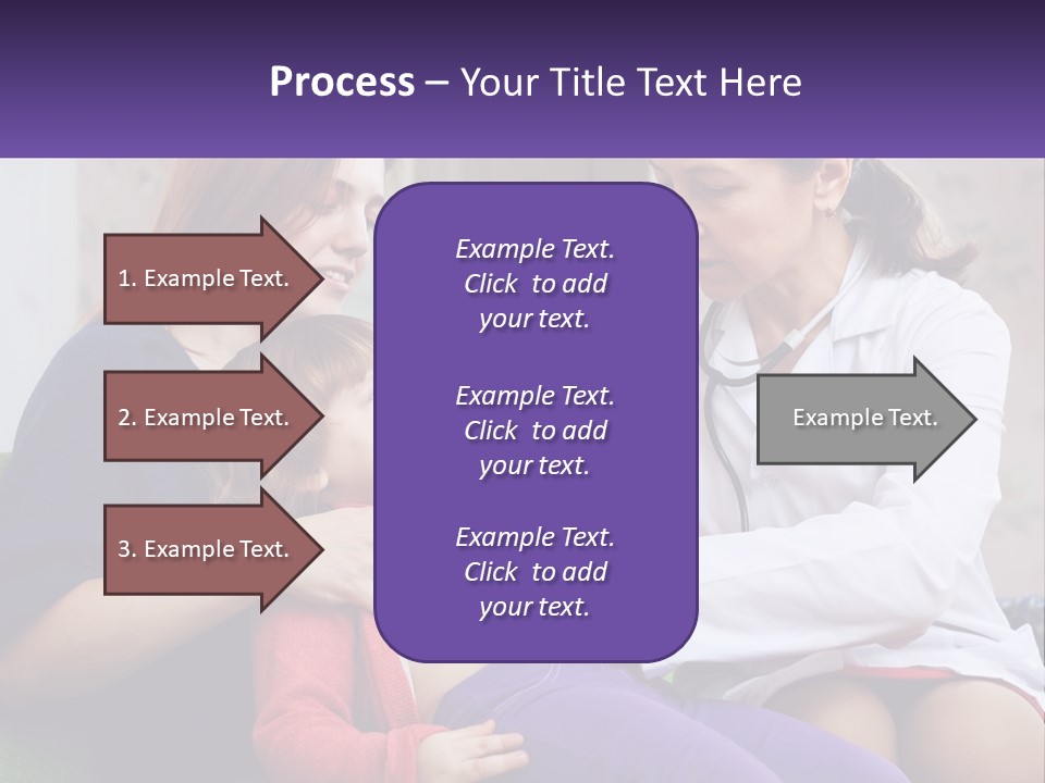 The Doctor Listens To The Child PowerPoint Template