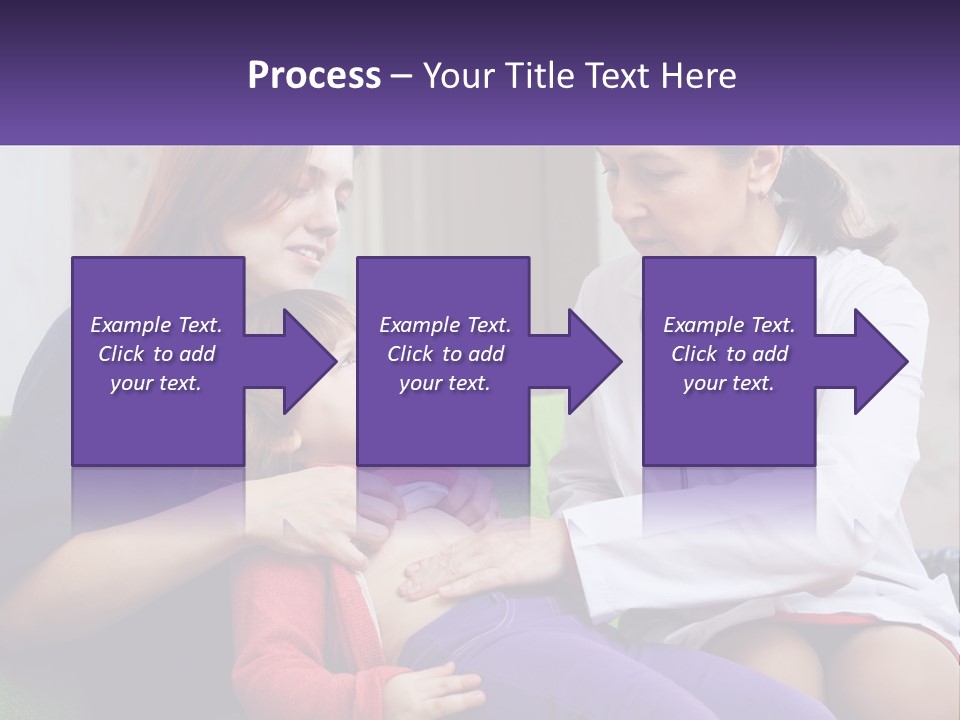 The Doctor Listens To The Child PowerPoint Template