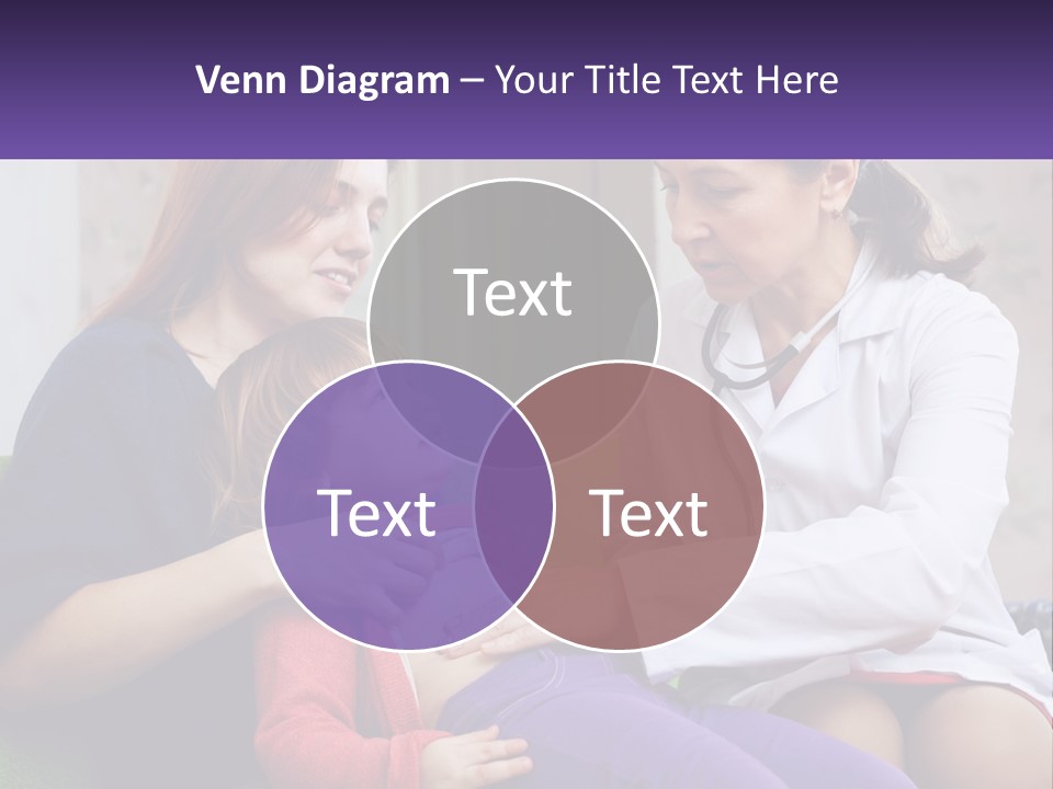 The Doctor Listens To The Child PowerPoint Template