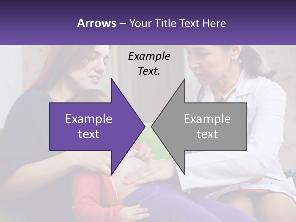 The Doctor Listens To The Child PowerPoint Template