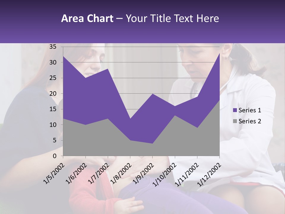 The Doctor Listens To The Child PowerPoint Template