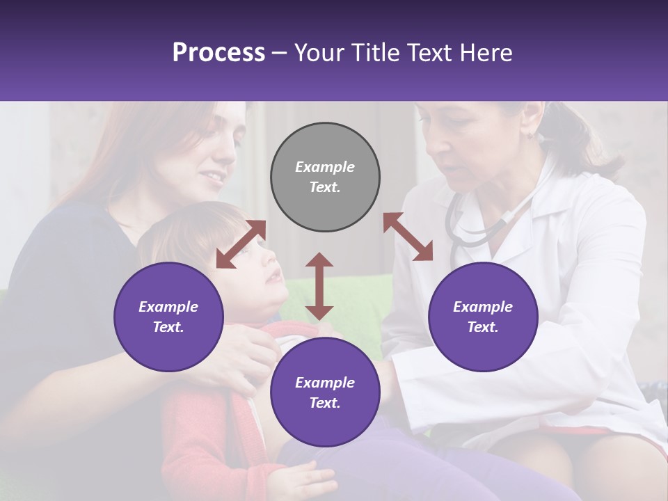 The Doctor Listens To The Child PowerPoint Template